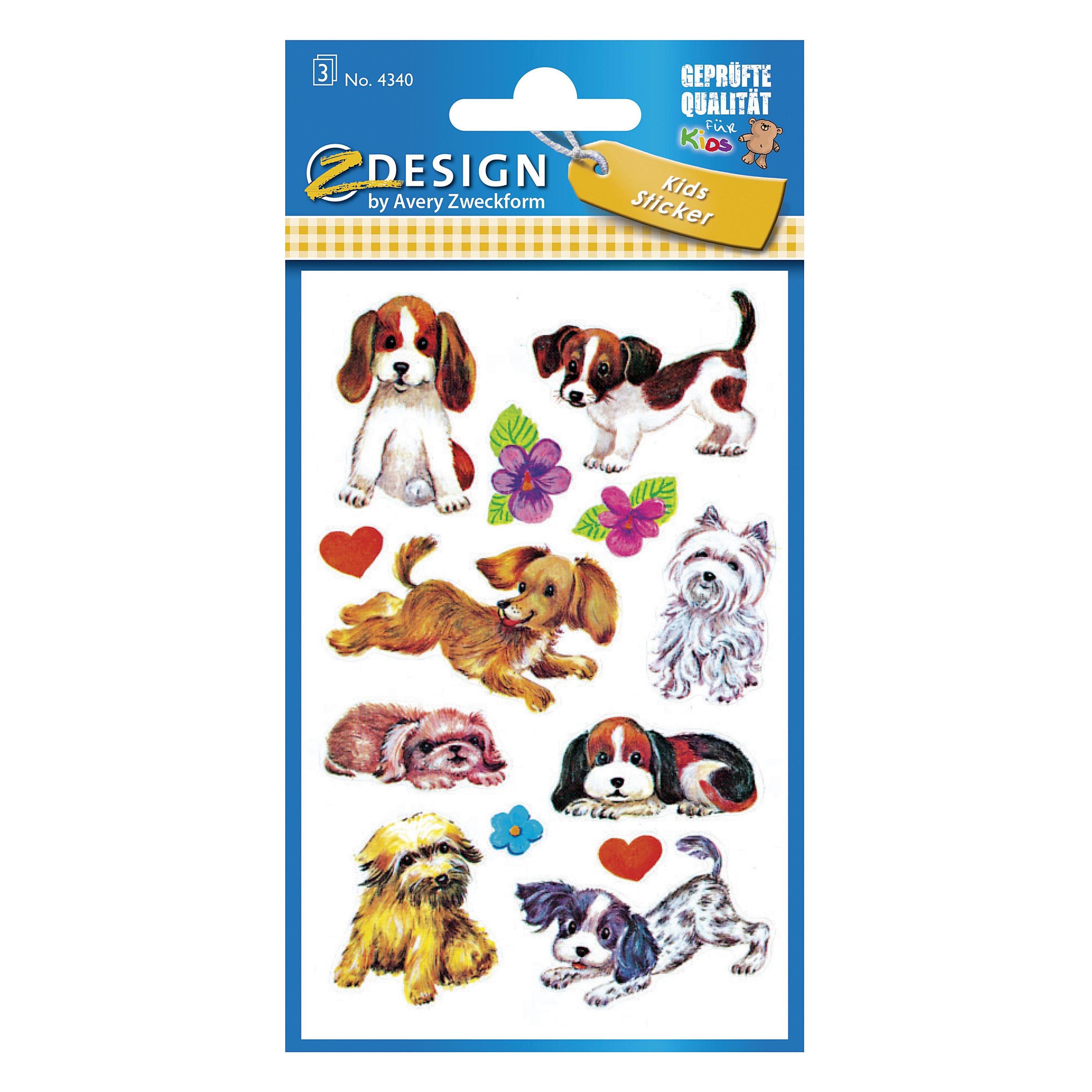 Z-Design Papiersticker (24 Sticker) (4340)