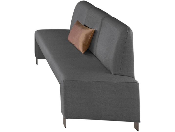 exxpo - sofa fashion Intenso, Sitzbank, Breite 182 cm, wahlweise in Leder oder Textil hohe Bodenfreiheit, frei im Raum stellbar, hoher Sitzkomfort