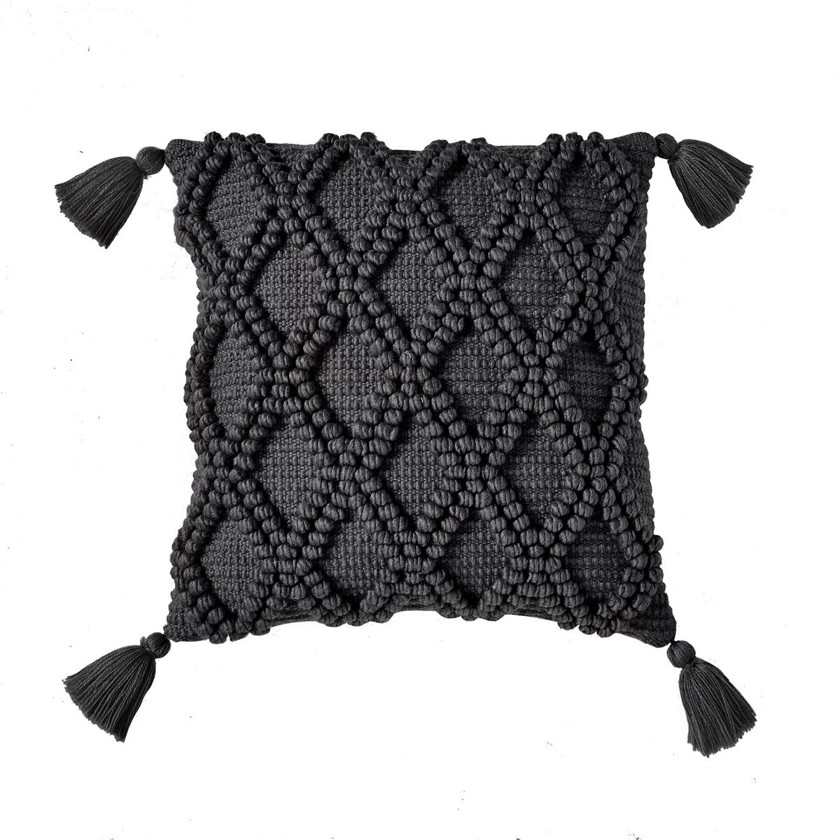 Ulster Weavers Alda Kussen Zwart inclusief binnenkussen B/D: 43 x 43 cm