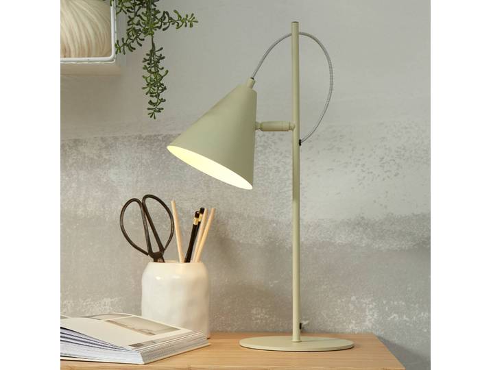 IT´S ABOUT ROMI Tischlampe Lisbon, grün, für Schlafzimmer, Metall, Modern