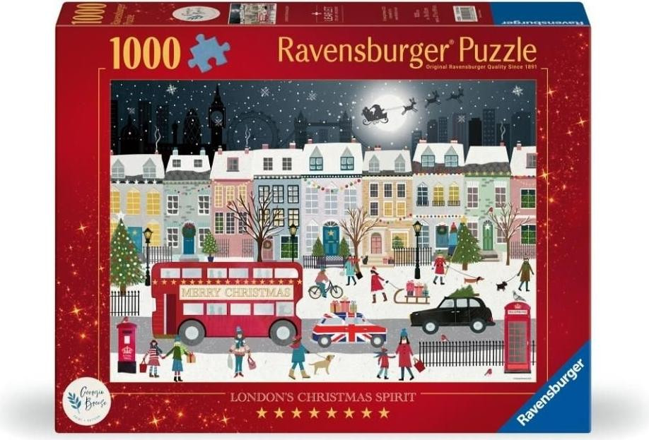 Ravensburger Puzzel 1000 stukjes Kerst voor 12 jaar en ouder
