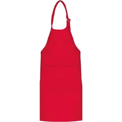 Kariban Kinder Latzschürze K889 red one size