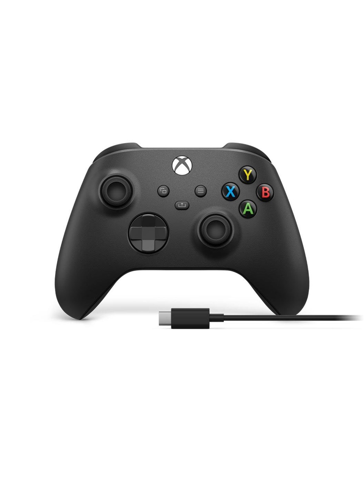 Microsoft Xbox - Carbon Black + USB-C Cable - Wireless Controller - Microsoft Xbox Series X