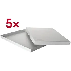 Falken Archiv-Box »PURE Box PRO DIN A2 40mm« 5 Stück weiß, 44x4x62 cm