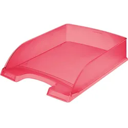 LEITZ Briefablage Plus DIN A4 rot-transparent