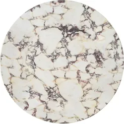 Androgyne Calacatta Viola Tischplatte für Kafeetisch 65 cm aus Marmor