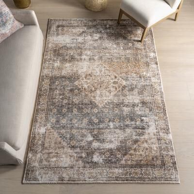 Nuloom Talita Medallion Machine Washable Area Rug