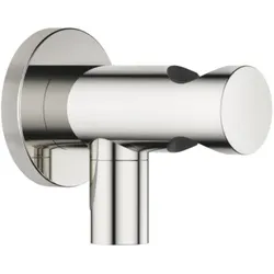 Dornbracht Meta Wandanschlussbogen 28490660-08 1/2", Brauseabgang 3/8", mit Brausehalter, platin