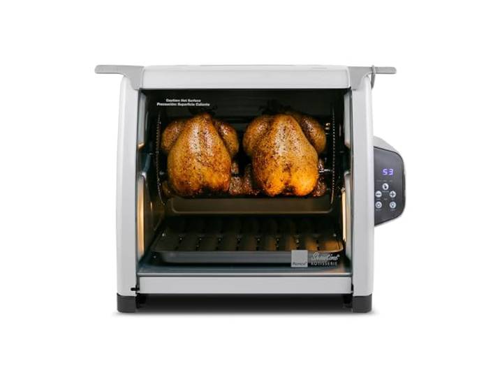 Ronco 6000 Platinum Digitaler Bräter für die Arbeitsplatte, Kapazität 4,5 kg