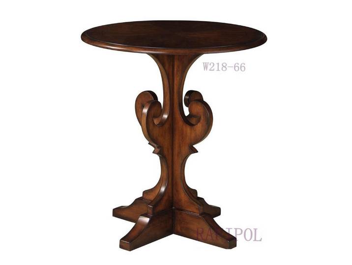 JVmoebel Beistelltisch Designer Wohnzimmertisch aus Holz mit kunstvoll verzierten Füßen (1-St., Beistelltisch), Made in Europa