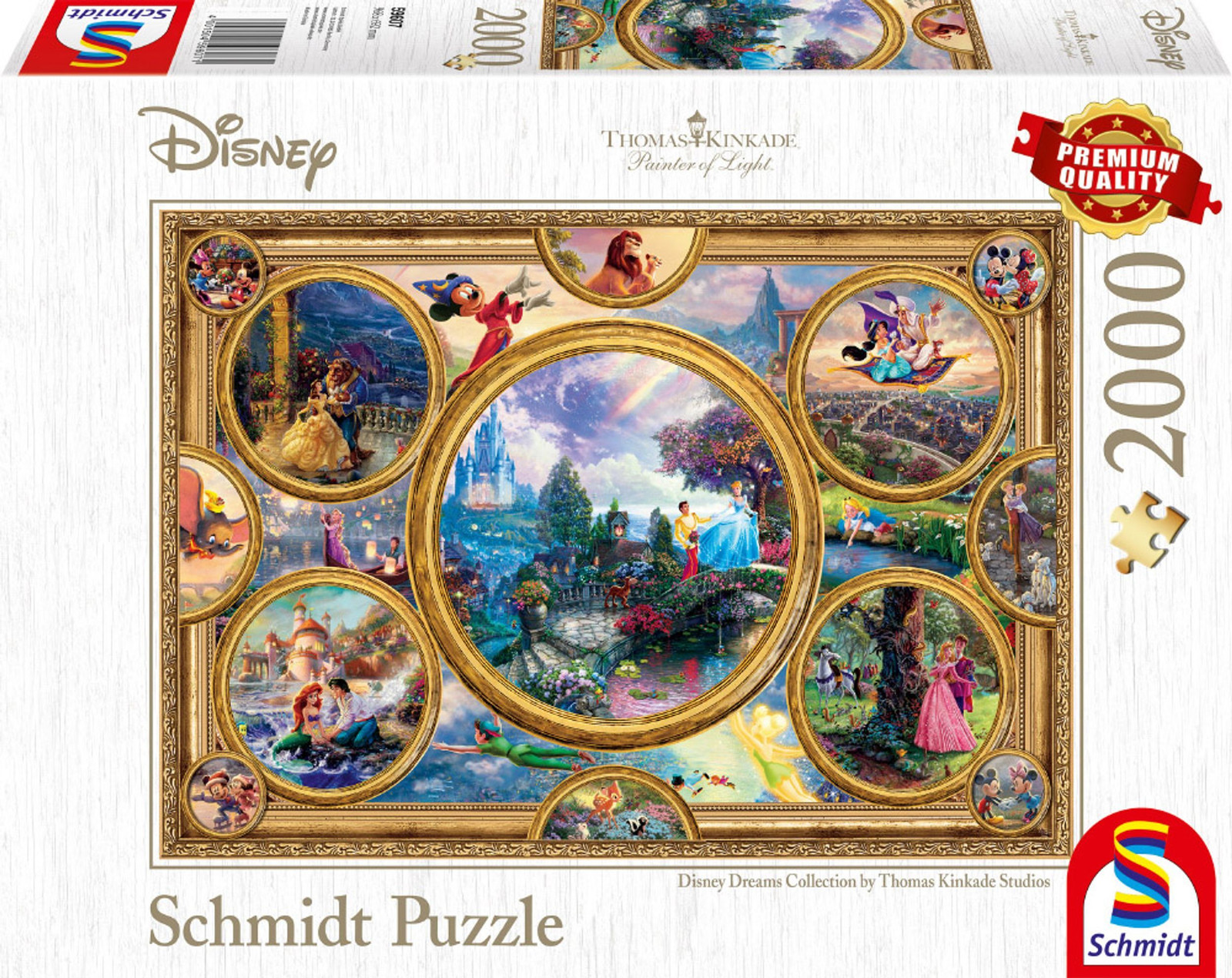 Schmidt Spiele Disney Dreams Collectie Puzzel 2000 stukjes 59607