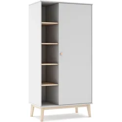 SCHRANK Esteban Weiß 90/52/181 cm