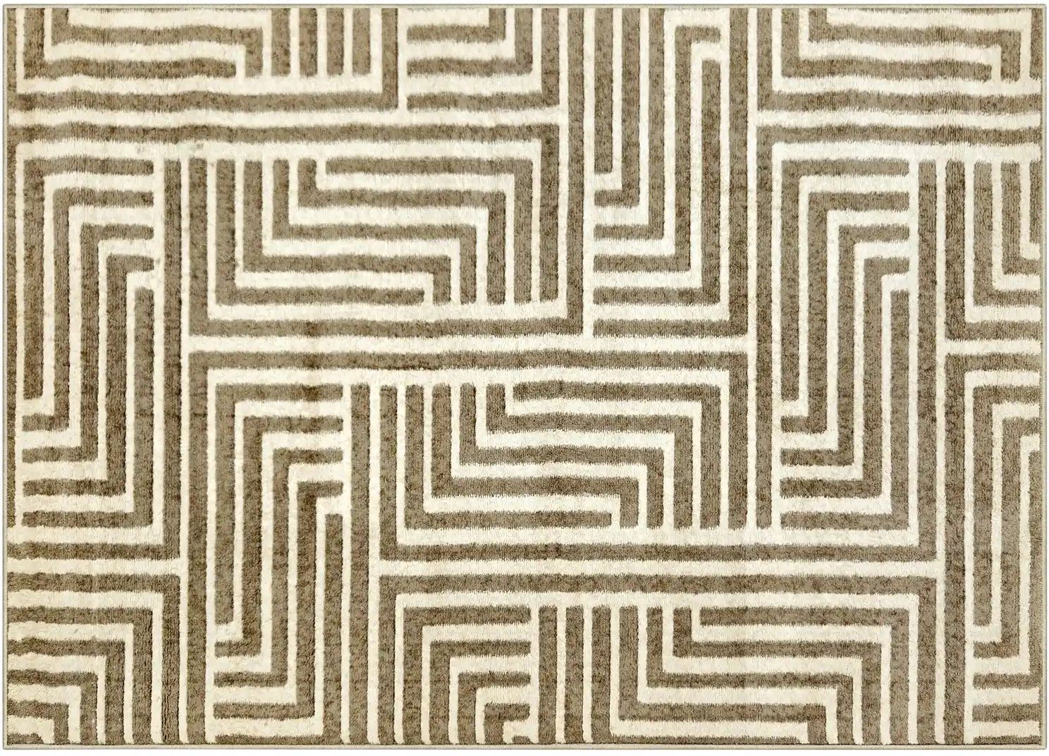 Höffner Webteppich  Dom ¦ mehrfarbig ¦ Synthetische Fasern,Jute ¦ Maße (cm): B: 133