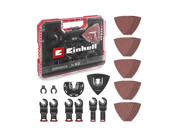 Multitool EINHELL XLPLUS-CASE 35tlg , schwarz (grau), Multifunktionswerkzeuge, Multitool