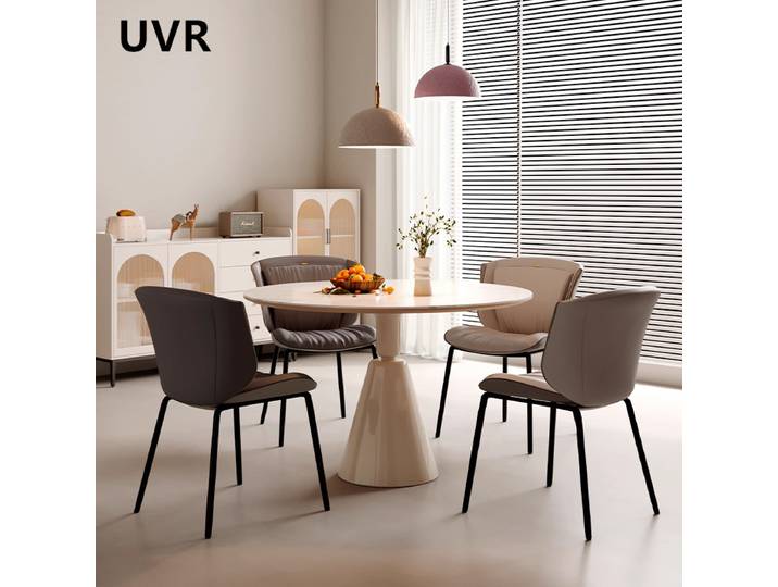 UVR chaise de salle à manger créative ménage cuisine dossier tabouret salon chaise à ongles lumière luxe hôtel café Restaurant chaise
