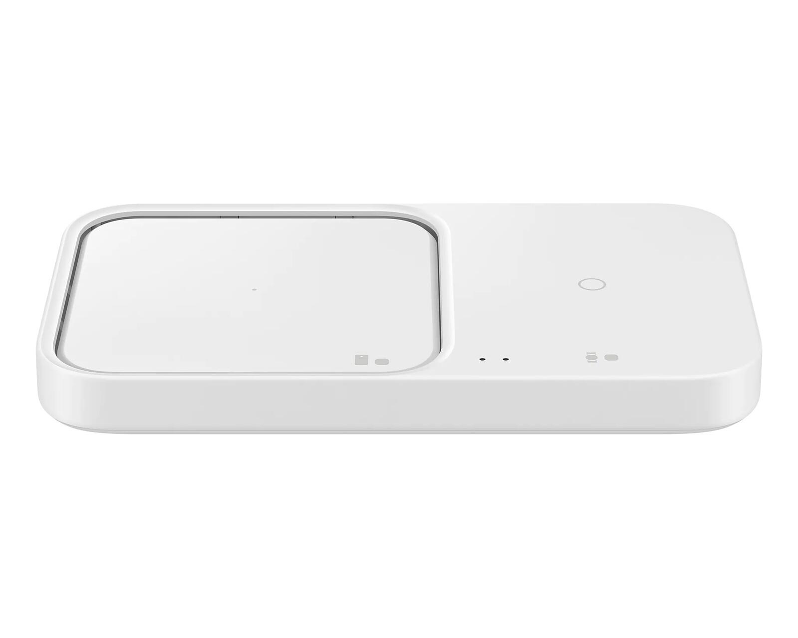 Samsung Wireless Charger Duo EP-P5400 - Induktive Ladestation (Weiß) EP-P5400BWEGEU