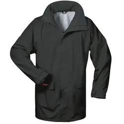 PU-Stretch-Regenjacke "LUND" Schwarz - 4XL
