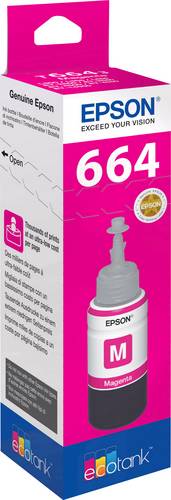Epson C13T66434010 664 EcoTank Nachfülltinte Original Epson Magenta 70 ml