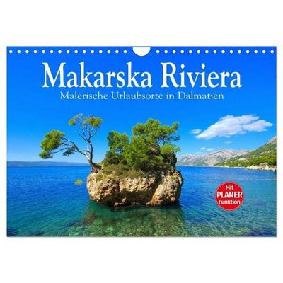 Makarska Riviera - Malerische Urlaubsorte in Dalmatien (Wandkalender 2027 DIN A4 quer), CALVENDO Monatskalender