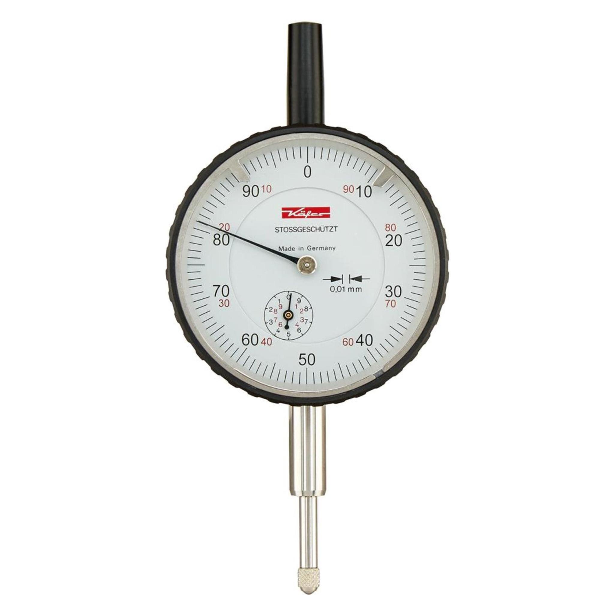 Käfer Messuhr 0.01mm / 10mm / 58mm / Stossschutz / ISO 463 - DIN 878 10016 (4031452100167)