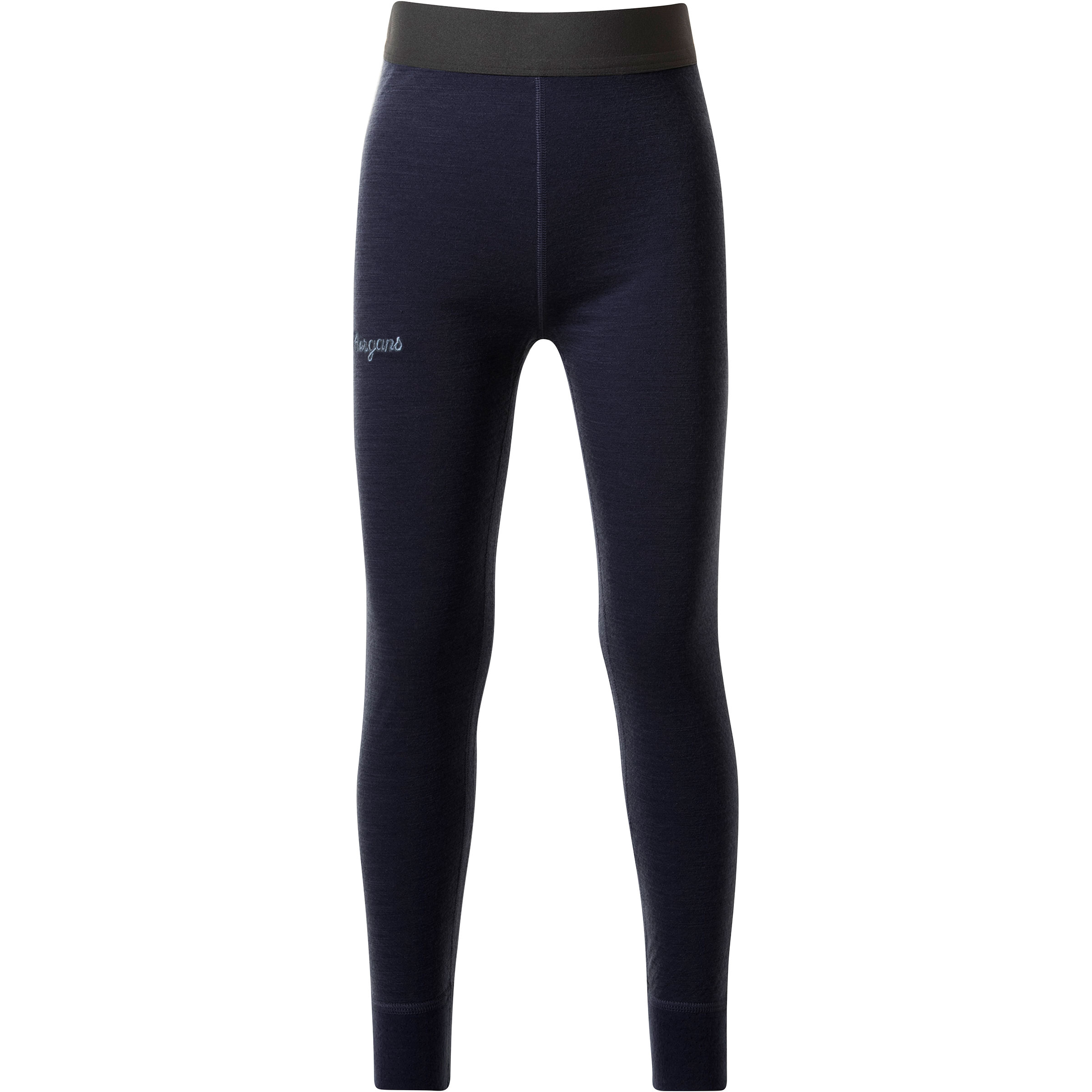 Bergans Inner:Dual Merino Tights Kinder Merino Unterwäsche blau Größe 116 Trekking Elastisch Merinowolle