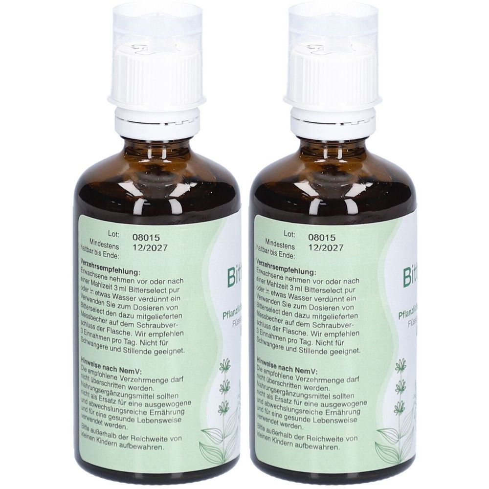 Bitterselect 0,0 Flüssigkeit zum Einnehmen 2x 2x100 ml