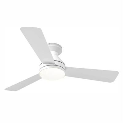 Papuq Deckenventilator mit LED-Beleuchtung. Gleichstrom, Weiß, Ø 105 cm. Wendeklingen