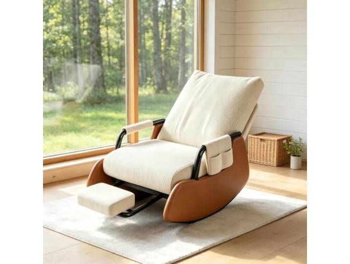 kumamart Schlafzimmer, Büro, Alltag, Freizeit, ergonomischer, Verstellbarer Der ergonomische Liegesessel mit Seitentaschen und Fußstütze sorgt for den idealen Freizeitkomfort zu Hause