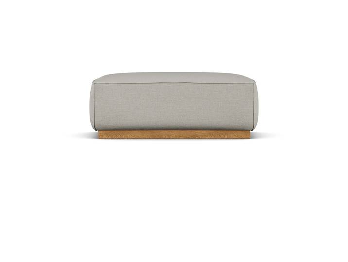 1898 Bergsdal Fußhocker Same Grey 6673-Eiche gebeizt