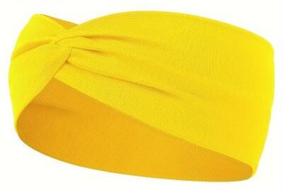 Fusion Finds Comfort Fit Wide Headband Knotted Yoga Headband For Sports, Running & Everyday Style 5