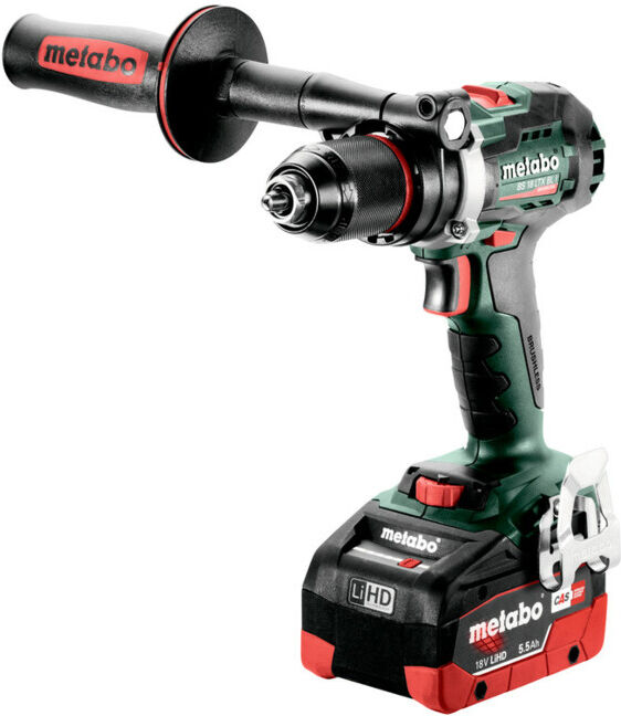Perceuse sans fil Metabo BS 18 LTX BL I mallette plastique ; 18V 2x5.5Ah LiHD + ASC 145 (602358660)