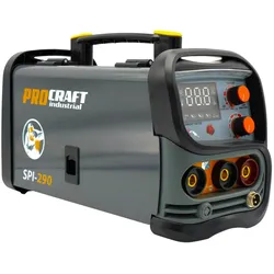 Procraft, Schweissgerät, SPI-290 Kombi Inverter Schweissgerät 3,8 kW Fülldraht Co Flux MMA TIG Lift (Fülldrahtschweissgerät, Inverterschweissgerät)