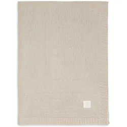 Jollein, Babydecke, Decke Kinderbett 100x150cm Sprinkle Knit - Sand (150 x 100 cm)