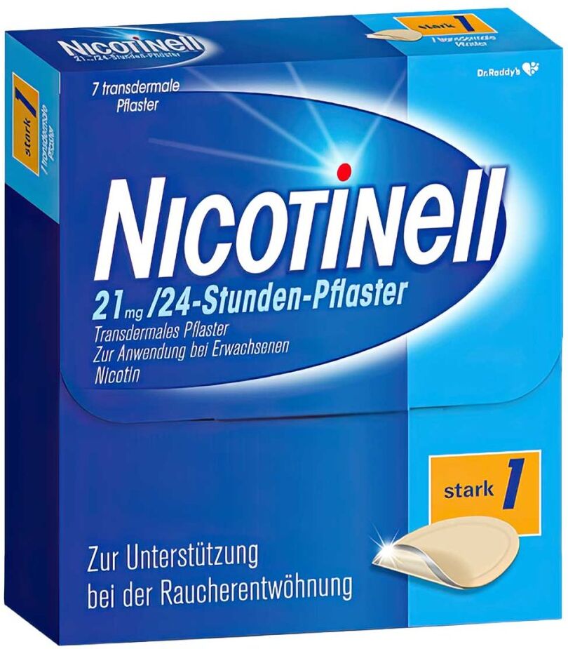 Nicotinell 21mg/24-Stunden-Nikotinpflaster, Stark (1) 7stk
