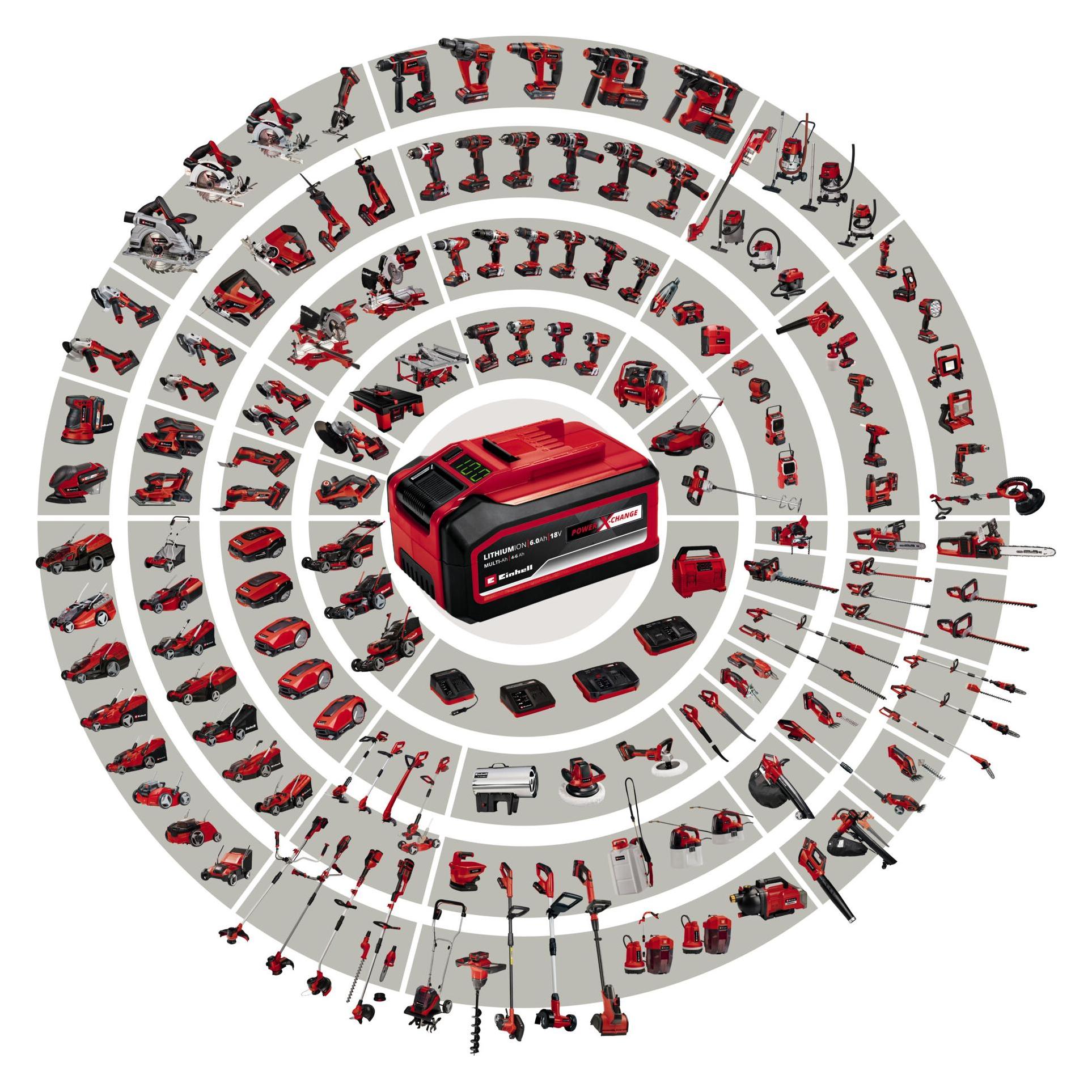 Einhell Akku-Heckenschere inkl. 2,5 Ah Starter-Kit + Akku-Rasentrimmer (Heckenschere, Rasentrimmer) (76626082)