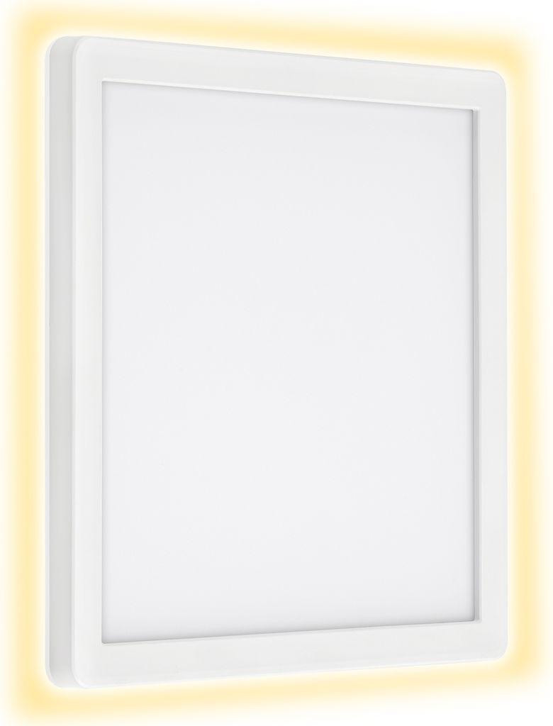 Telefunken Nizza LED buitenlamp, wandlamp, wit, 25 cm, IP44, 15W, 2000lm, neutraal wit, 4000K, met achtergrondverlichting