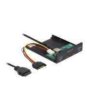 Delock 3.5" USB 3.2 Gen 1 Front Panel 2 x Type-C+ 2 Typ-A (64155)