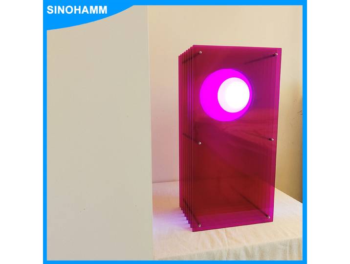 Artiste LOP lampe transperant acrylique 30cm Table lampadaire USB Rechargeable télécommande coloré décoration éclairage ambiant