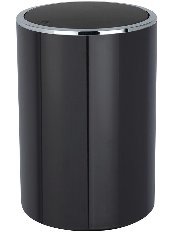Wenko Schwingdeckeleimer in Schwarz - 5 l - onesize