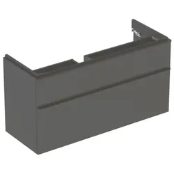 Geberit Smyle Square Waschtisch-Unterschrank 500355JK1 118,4x61,7x47cm, lava matt, 2 Schubladen