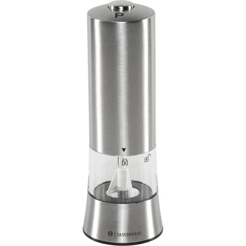 Zassenhaus Pfeffermühle Gera elektrisch, 18 cm, Edelstahl