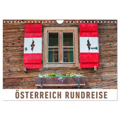 Österreich Rundreise (Wandkalender 2027 DIN A4 quer), CALVENDO Monatskalender