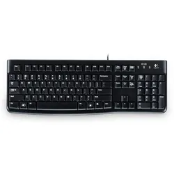 Logitech K120 Corded Keyboard kabelgebundene Tastatur - QWERTZ DE - schwarz
