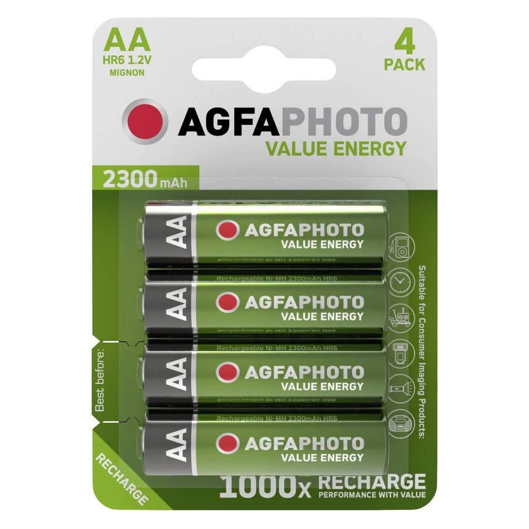 Agfaphoto Accu HR6 2300 (4 Stk., AA, 2300 mAh) (HR6 Accu4)