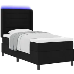 vidaXL, Boxspringbett, Alexandria (Linien-Design) (90 x 190 cm)