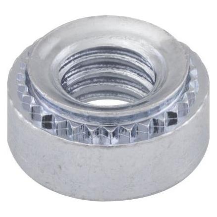 Marktech Einpressmutter Einpressbefestiger M4 für Bleche bis 1 mm, Stahl verzinkt (M4) (42732577)