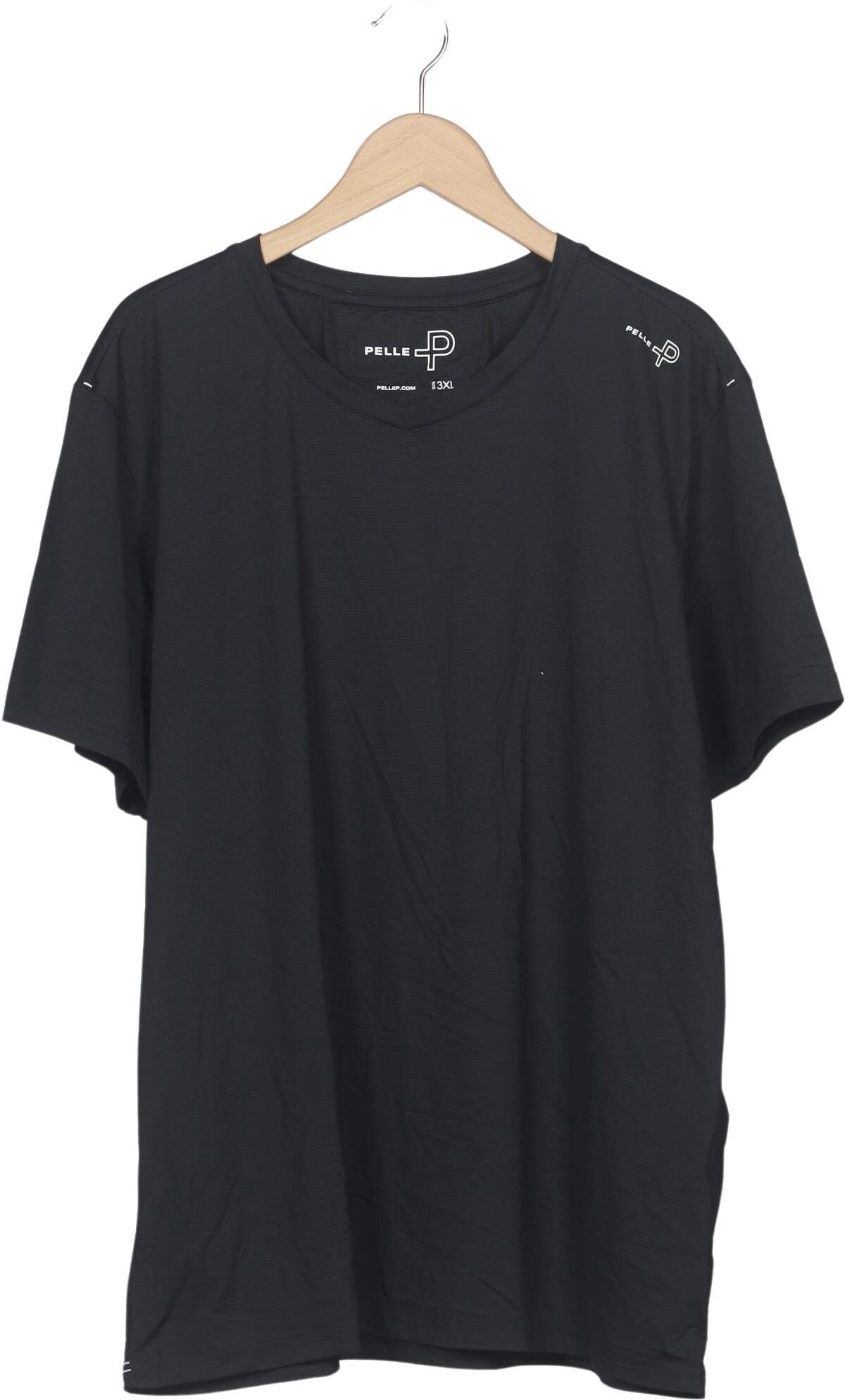 pelle pelle Herren T-Shirt, Schwarz, Gr. 3Xl, Synthetik / Elasthan - Second Hand