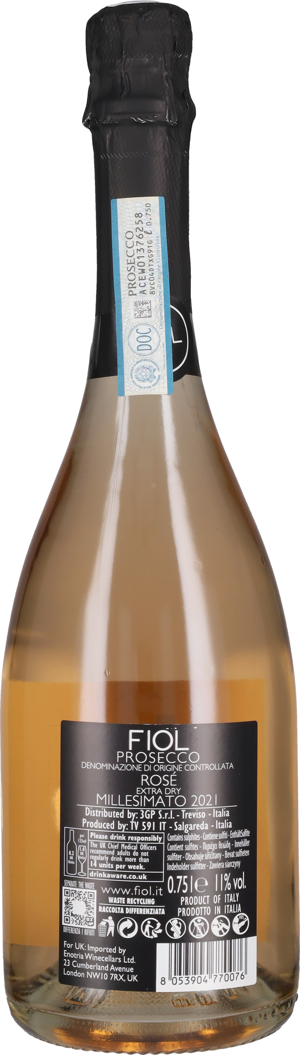 Prosecco Rosé Extra Dry Fiol