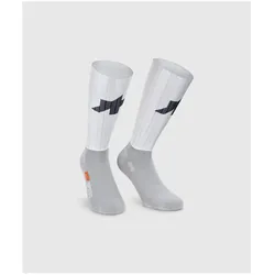 Assos, Herren, Sportsocken, RSR S11 Speed Aero Socken (43 - 46), Weiss