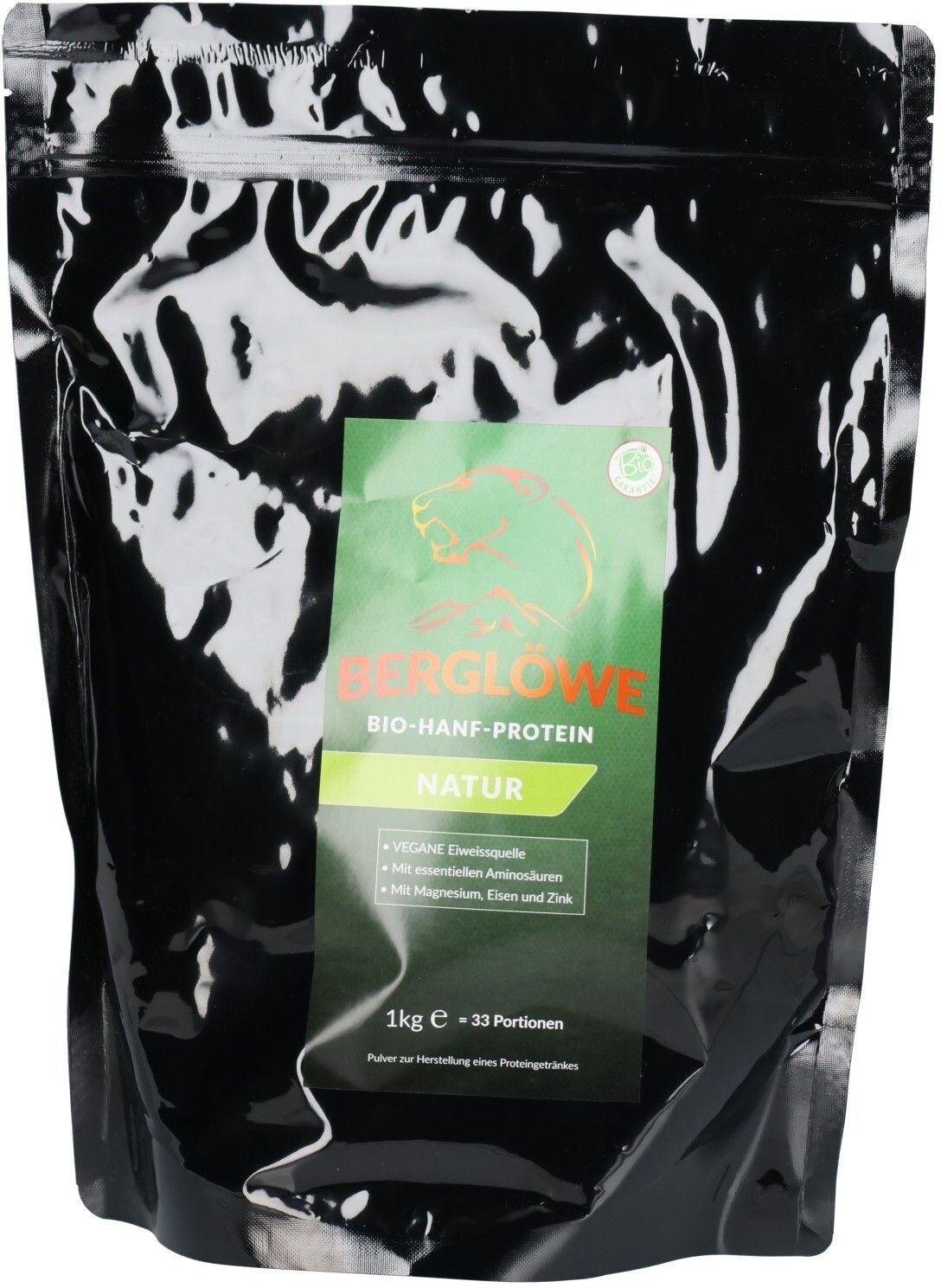 Berglöwe BIO Hanfprotein natur 1000 g Pulver